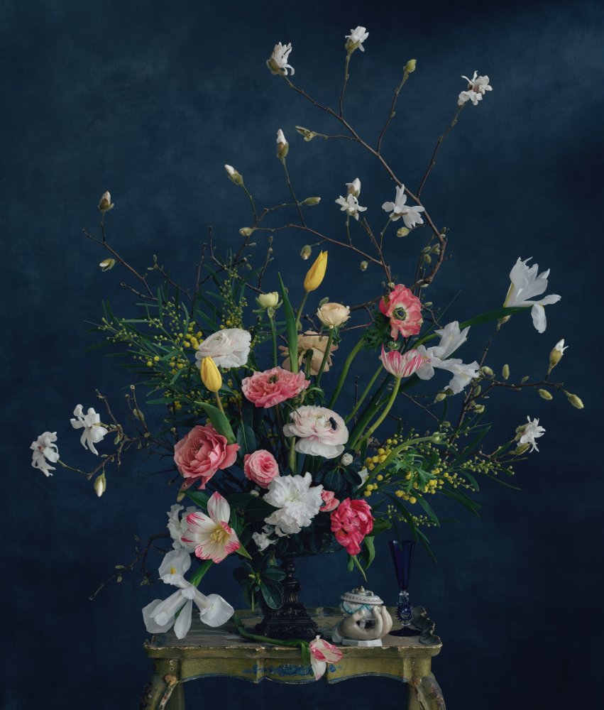 Купить коллекция «март». авторская цветочная композиция в вазе №6417 28300  руб, Азалия, Ветки