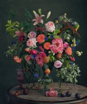 Коллекция Июль. Роскошная цветочная композиция в вазе