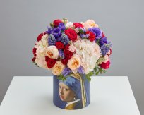Коллекция Март. Авторская цветочная композиция в уникальном Art-Box 